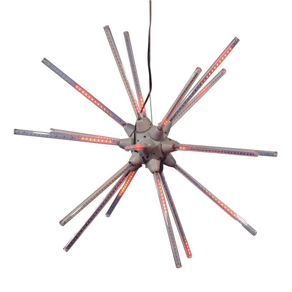 24 Inch Animated Starburst Red LED Lighted Outdoor Christmas Decoration