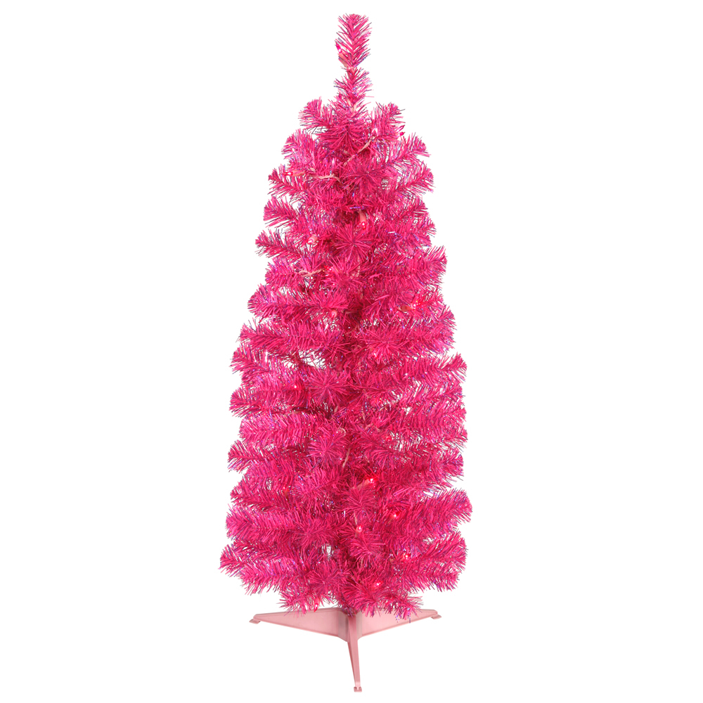 Christmastopia.com - 2 Foot Pink Pencil Artificial Christmas Tree Unlit