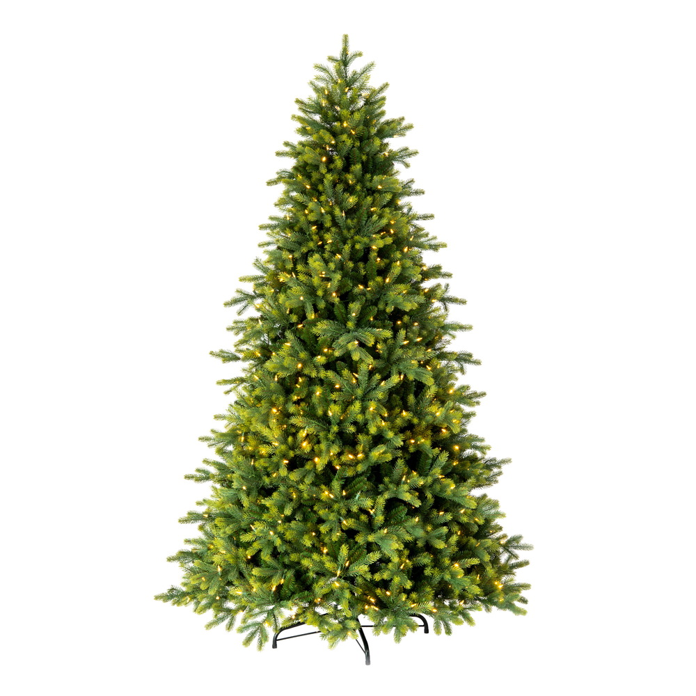 Christmastopia.com 9 Foot Jersey Fraser Fir Artificial Christmas Tree DuraLit LED Warm White Mini Lights