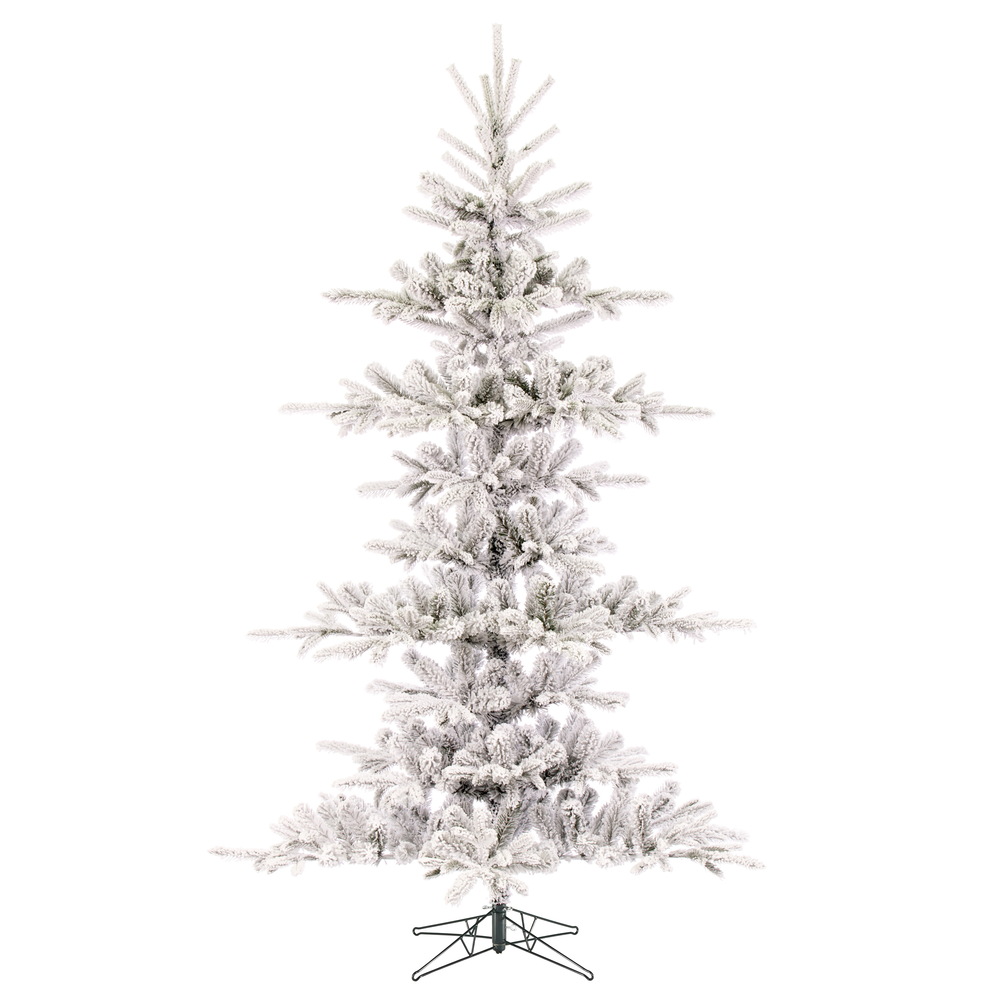 Christmastopia.com 7.5 Flocked Yukon Display Artificial Christmas Tree Unlit