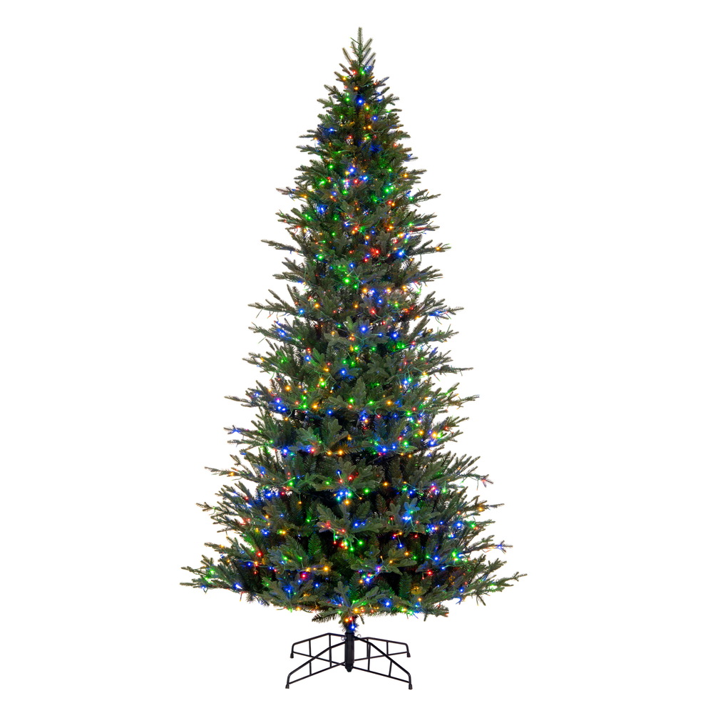 Christmastopia.com 9 Foot Kamas Fraser Fir Artificial Christmas Tree 3MM LED Multi-Colored Mini Lights