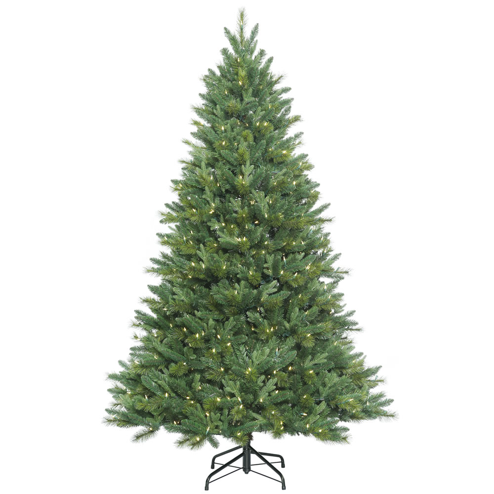 Christmastopia.com 10 Foot Dixon Mixed Pine Instant Shape Artificial Christmas Tree 1300 DuraLit LED M5 Italian Warm White Mini Lights