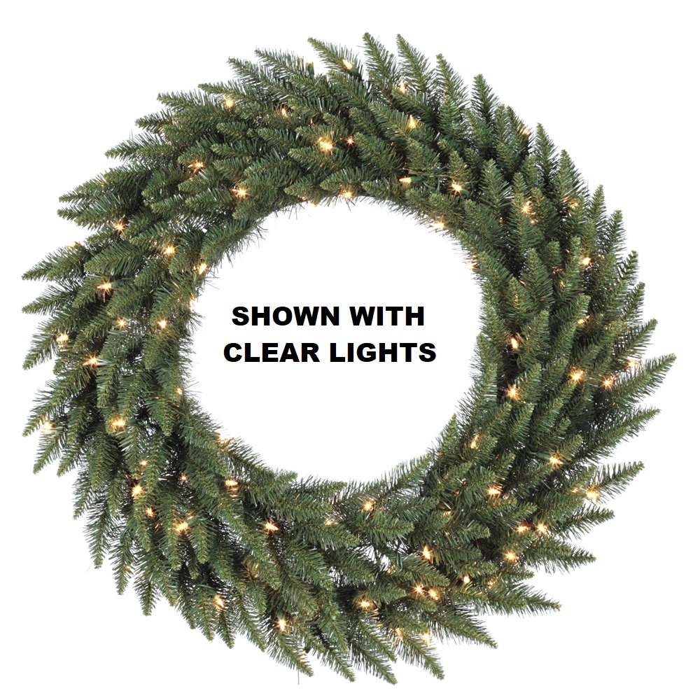 Christmastopia.com 12 Foot Camdon Fir Artificial Christmas Wreath 1400 LED M5 Italian Multi Color Mini Lights