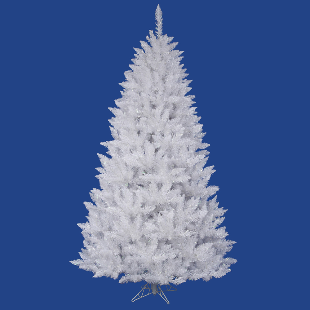 9.5 Foot Sparkle White Spruce Artificial Christmas Tree Unlit