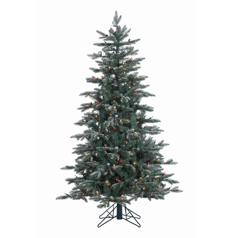 Christmastopia.com 7.5 Foot Crystal Balsam Artificial Christmas Tree 750 DuraLit Multi Lights