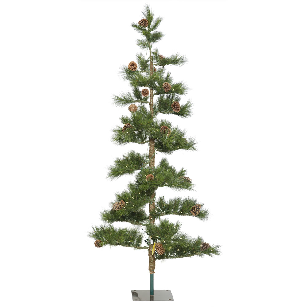 Christmastopia.com 7.5 Foot Mountain Pine Artificial Christmas Tree 250 LED M5 Italian Warm White Mini Lights