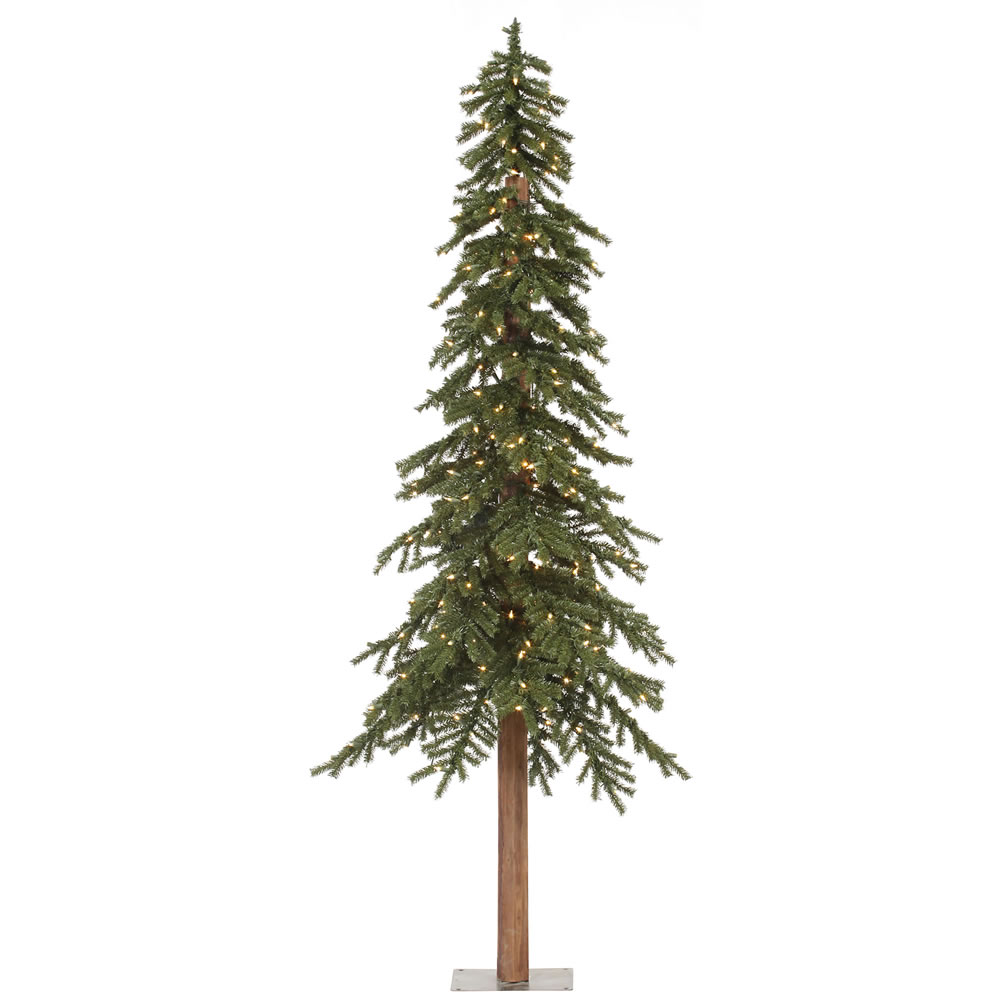 Christmastopia.com 8 Foot Natural Alpine Artificial Christmas Tree 400 Incandescent Clear Mini Lights
