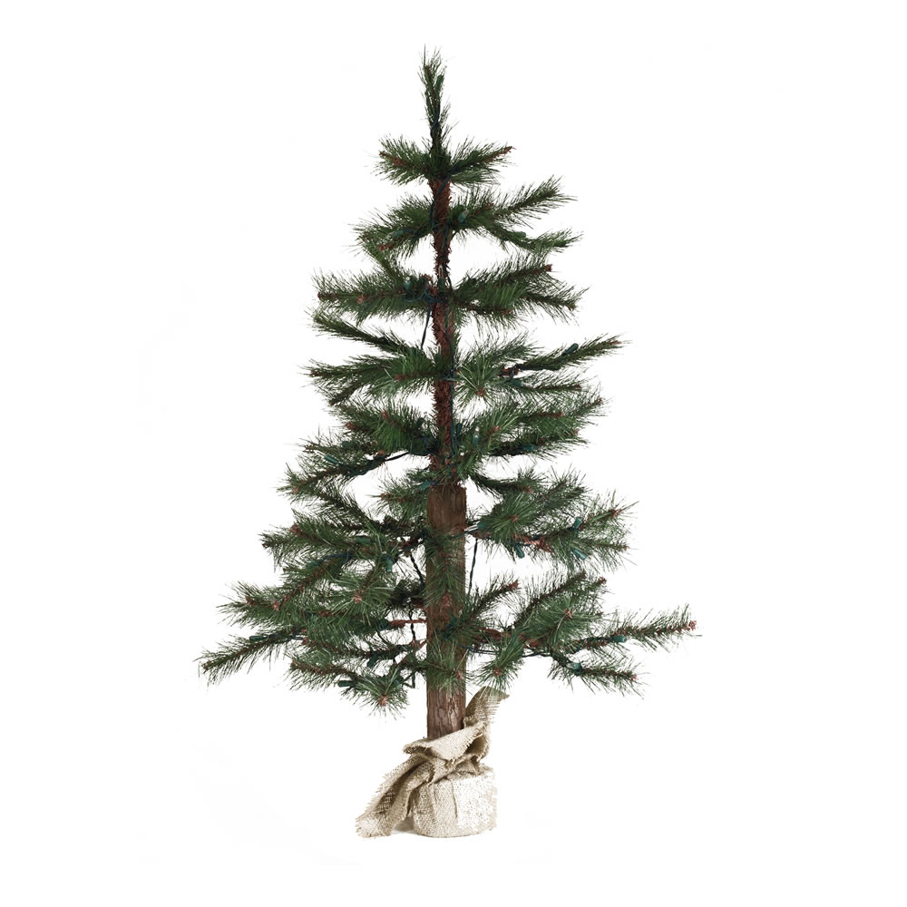 Christmastopia.com - 5 Foot Norwegian Pine Artificial Christmas Tree Unlit Burlap Base
