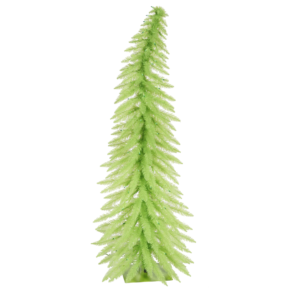 Christmastopia.com 5 Foot Lime Green Whimsical Artificial Christmas Tree 100 Lime Duralit Mini Lights