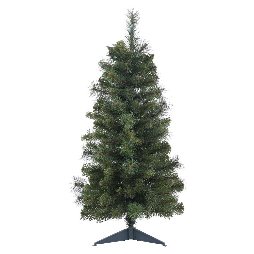 3 Foot Classic Mixed Pine Artificial Christmas Tree Unlit