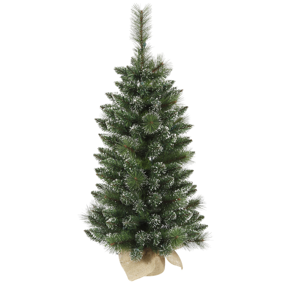 3 Foot Mixed Snow Tip Pine Artificial Christmas Tree Unlit