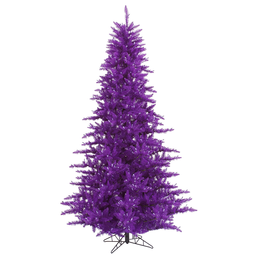 3 Foot Purple Fir Artificial Halloween Tree Unlit