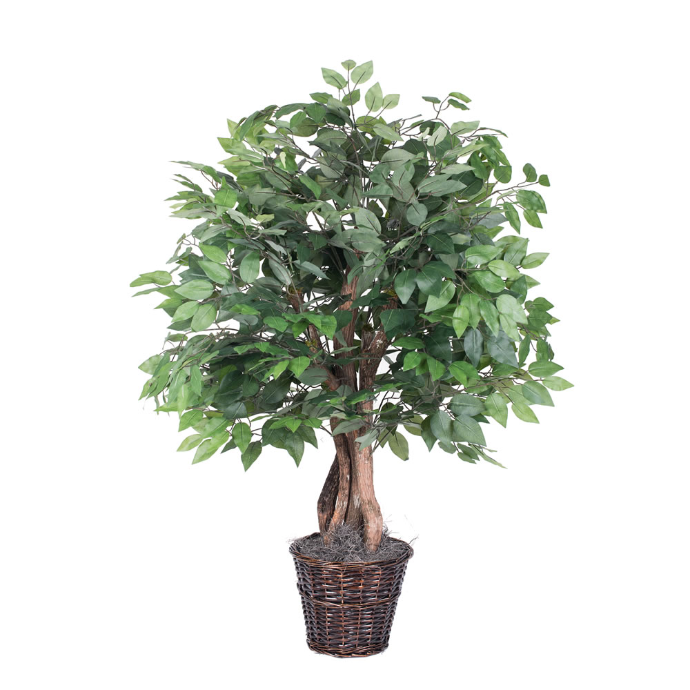 4 Foot Extra Full Ficus Potted Artificial Plant