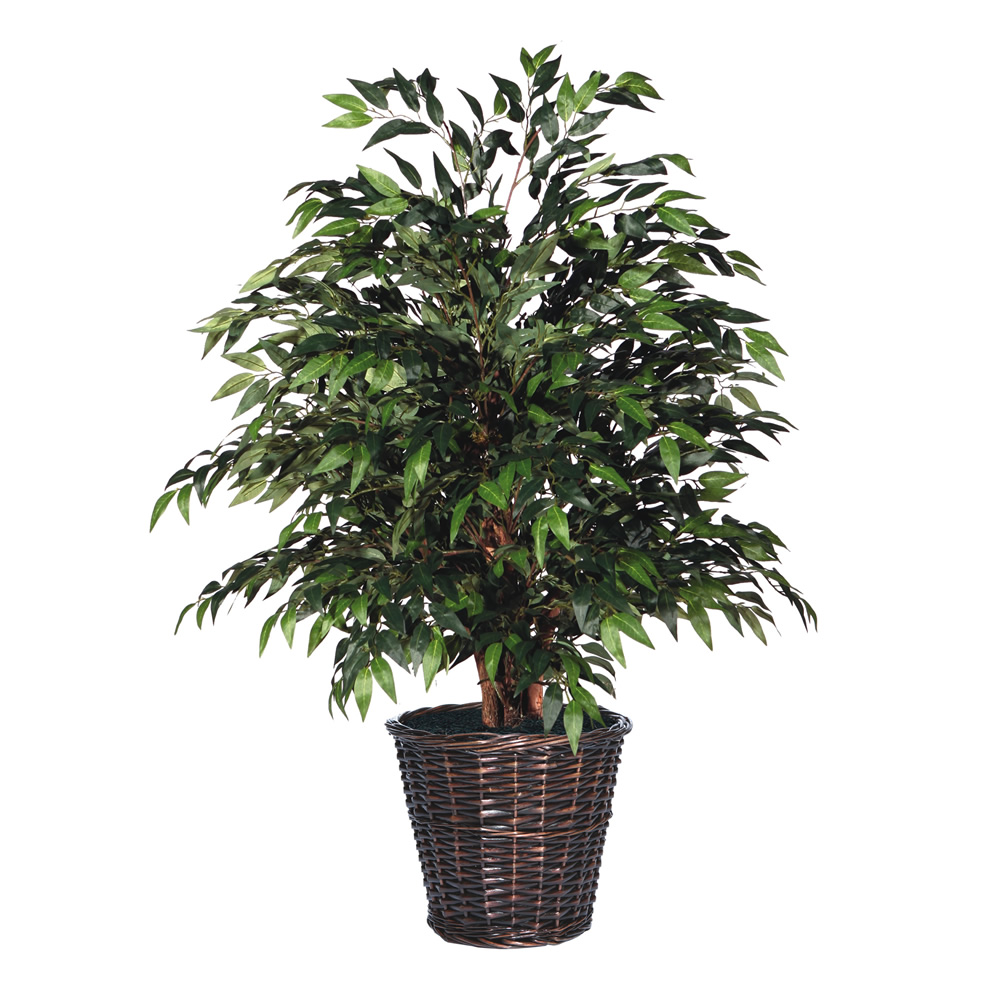 4 Foot Extra Full Green Smilax Potted Artificial Plant