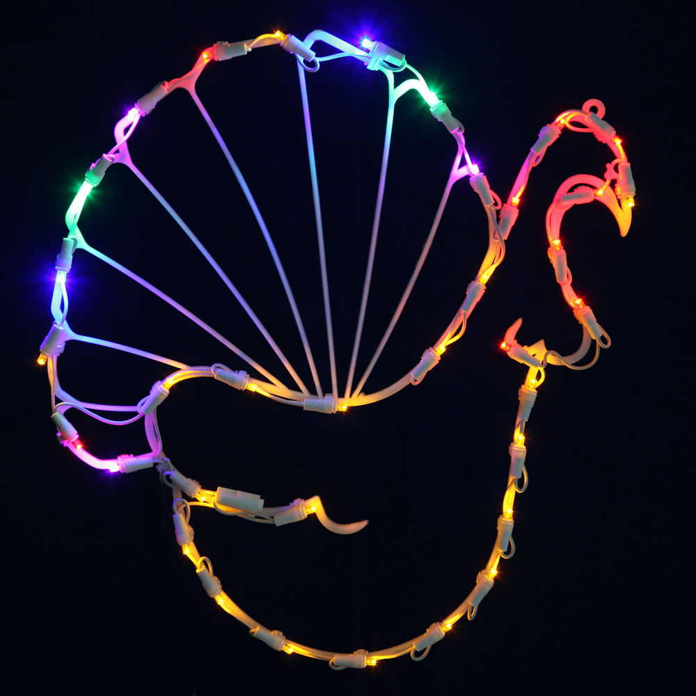 Christmastopia.com Harvest Turkey LED Lighted Window Thanksgiving Decoration 35 LED 5MM Wide Angle Polka Dot Lights