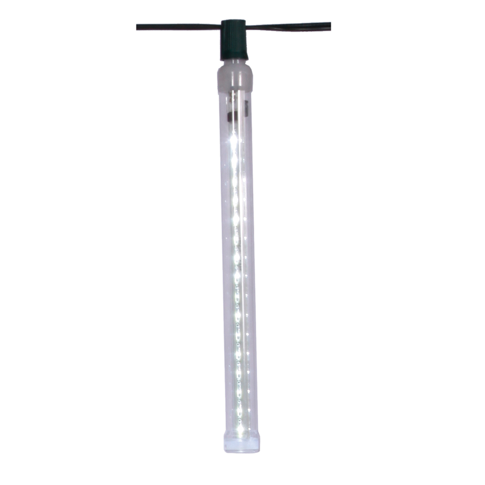 12 Inch LED C9 Animated Polar White Snowfall Christmas Light Tube Bulb
