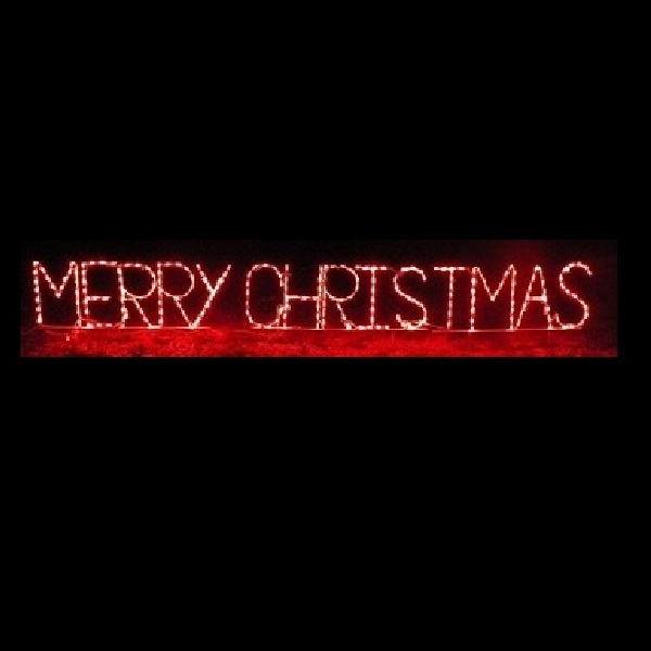 Merry Christmas Sign LED Lighted Outdoor Christmas Decoration