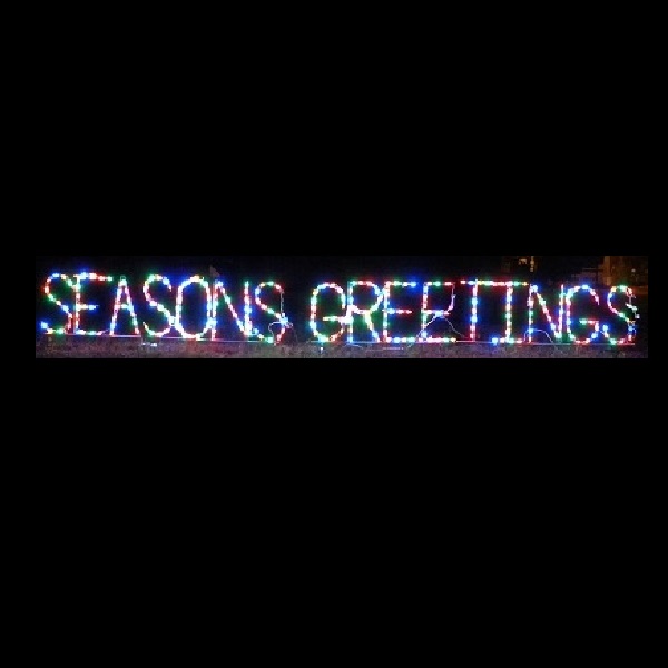 Christmastopia.com - Seasons Greetings LED Lighted Outdoor Christmas Decoration