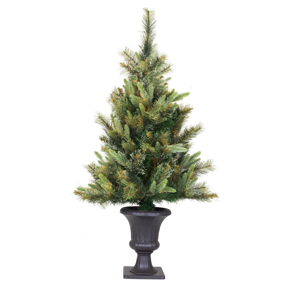 Christmastopia.com 3.5 Foot Cashmere Pine Potted Artificial Christmas Tree Unlit