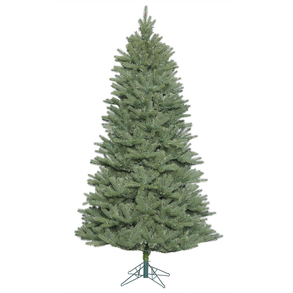 7.5 Foot Slim Colorado Spruce Artificial Christmas Tree Unlit