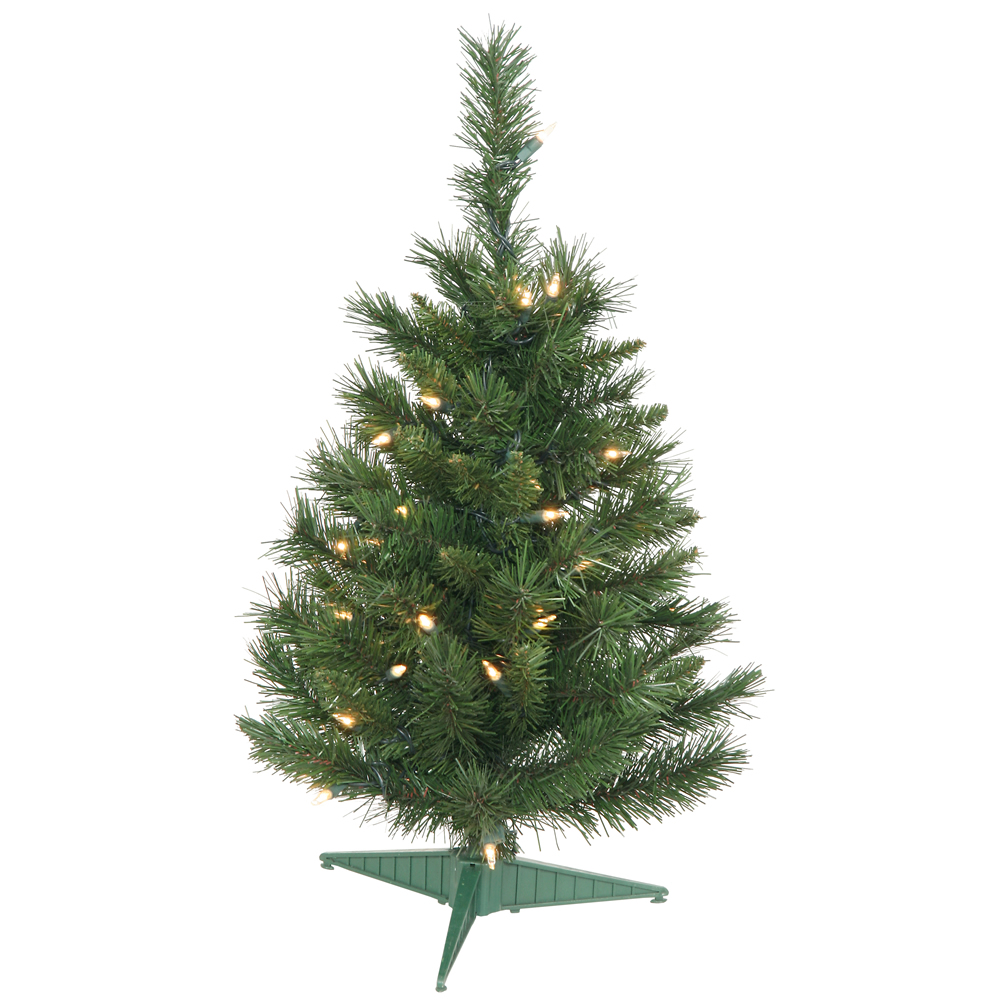 Christmastopia.com 2 Foot Imperial Pine Artificial Christmas Tree 50 DuraLit Incandescent Clear Mini Lights