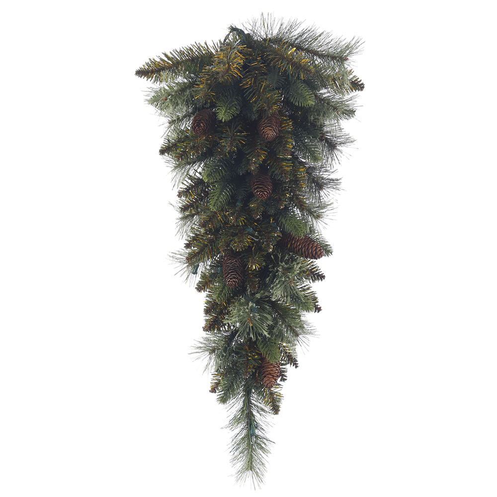 30 Inch Reno Mixed Pine Artificial Christmas Teardrop Unlit