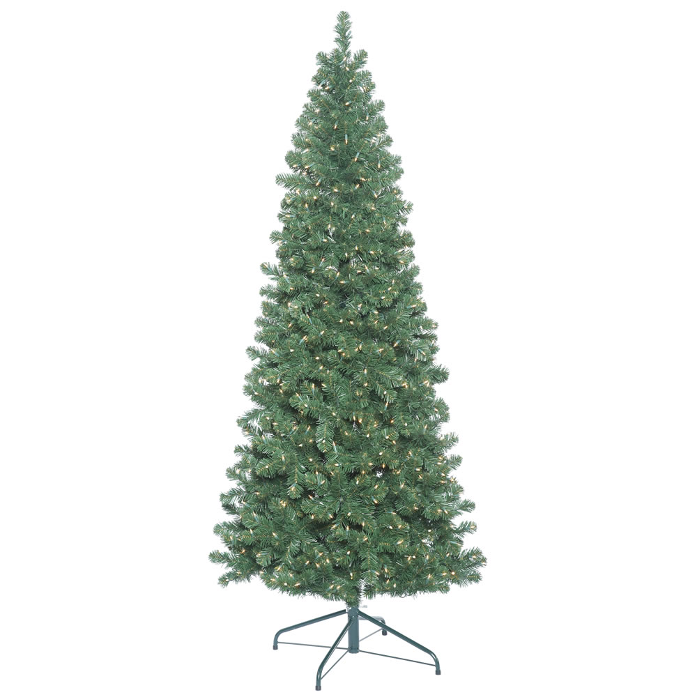 8.5 Foot Oregon Fir Artificial Christmas Tree 1150 DuraLit Clear Lights