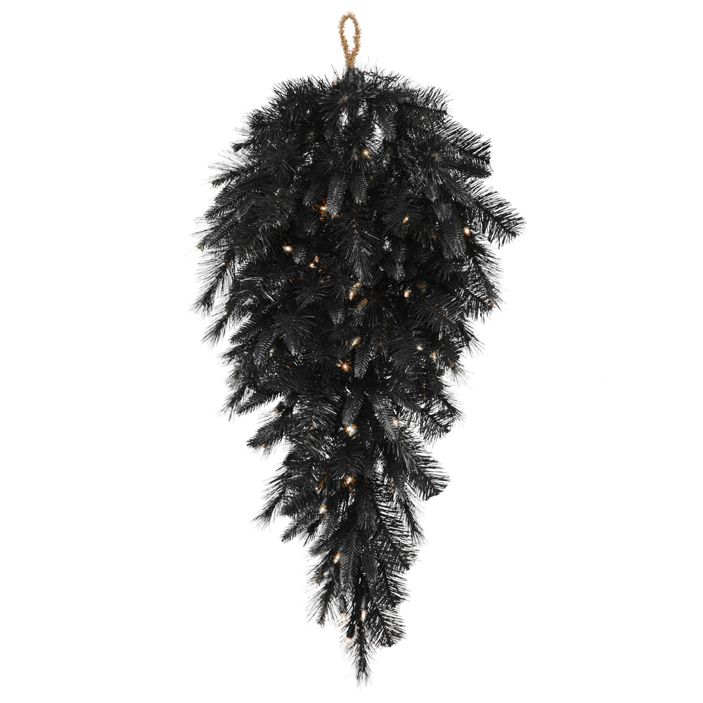 Christmastopia.com - 36 Inch Black Fir Artificial Christmas Teardrop Unlit