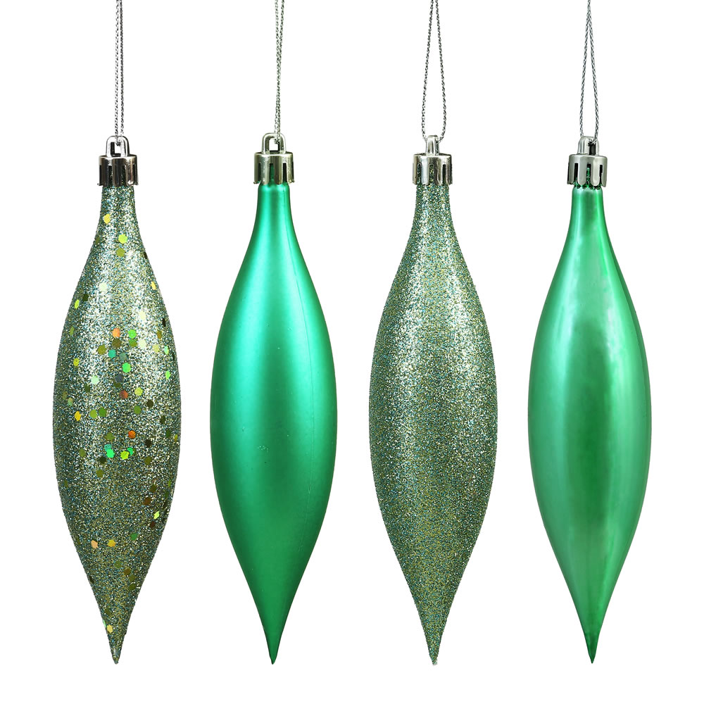 Christmastopia.com 5.5 Inch Seafoam Green Drop Christmas Ornament Assorted Finishes